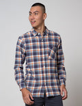 Nevada Long Sleeve Casual Shirt Checked Flannel