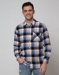 Nevada Long Sleeve Checked Flannel Shirt