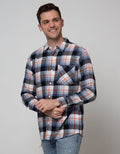 Nevada Long Sleeve Checked Flannel Shirt
