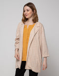 Details of Blazer Outer Terry Semi Blazer With Chech