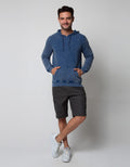 Nevada Sweatshirt Pullpover Hoodie Washed Accent