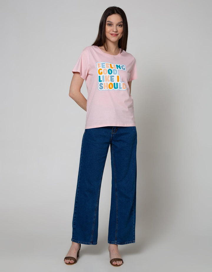 Nevada Short Sleeve T-Shirt Solid Feeling Good Like I Should