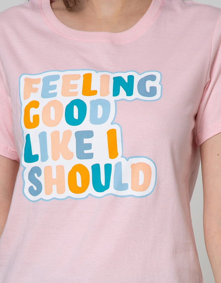 Nevada Short Sleeve T-Shirt Solid Feeling Good Like I Should