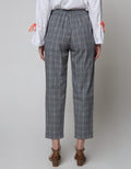 Details Long Pants High Rise With Buttons