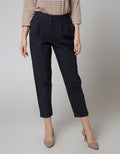 Details Long Pants High Rise With Buttons