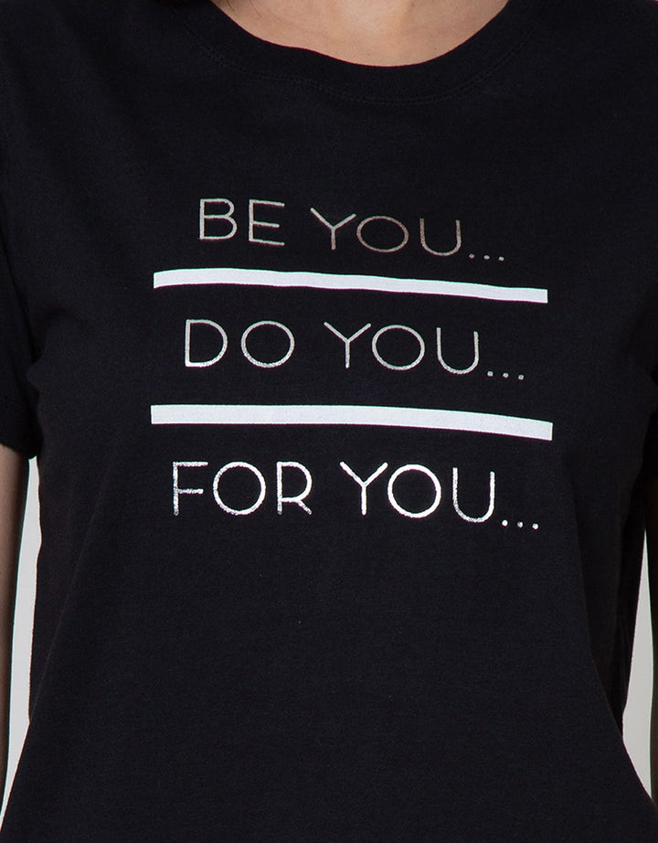 Nevada Short Sleeve T-Shirt Solid Be You Do You For You