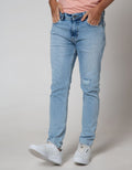 Nevada Denim Long Pants Slim Fit Ripped