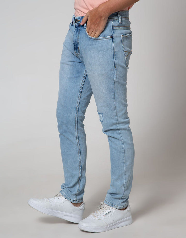 Nevada Denim Long Pants Slim Fit Ripped