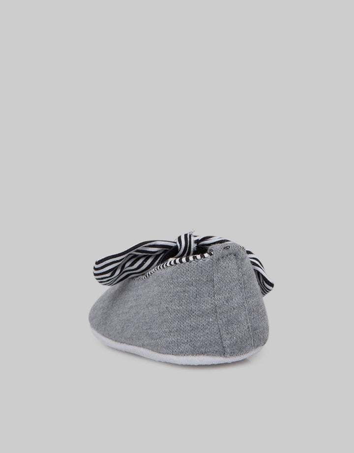 Pipiniko Sepatu Girls Grey Stripe