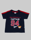 Pipiniko Short Sleeve T-Shirt Baseball Captain