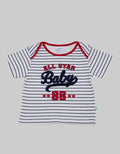 Pipiniko Short Sleeve T-Shirt Newborn Stripe Sport