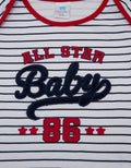 Pipiniko Short Sleeve T-Shirt Newborn Stripe Sport
