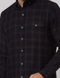 Larusso Flannel Check Kemeja Pria