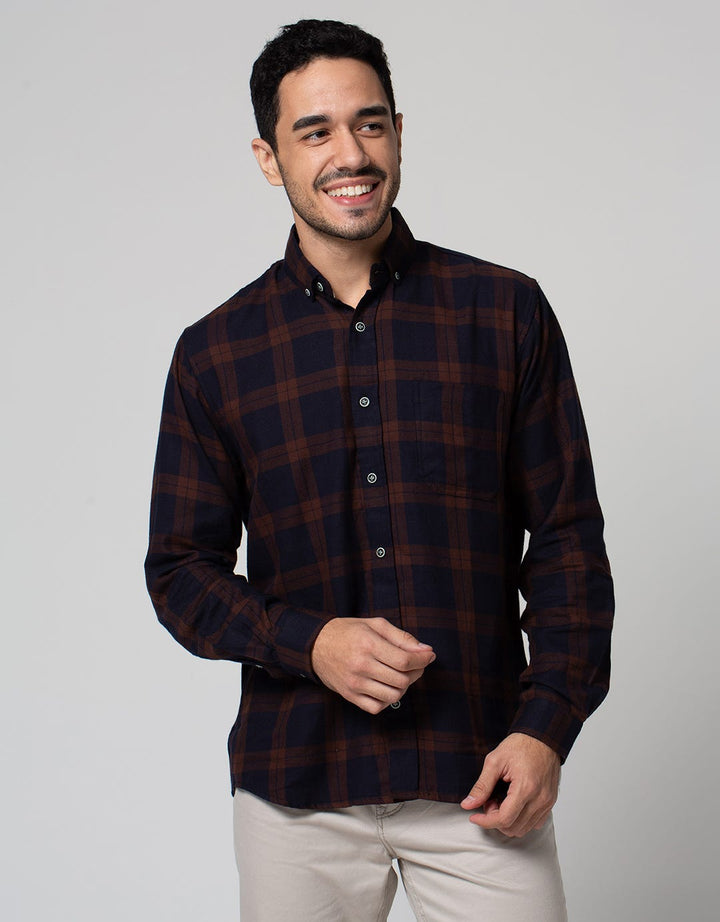 LARUSSO BROWN SHIRT
