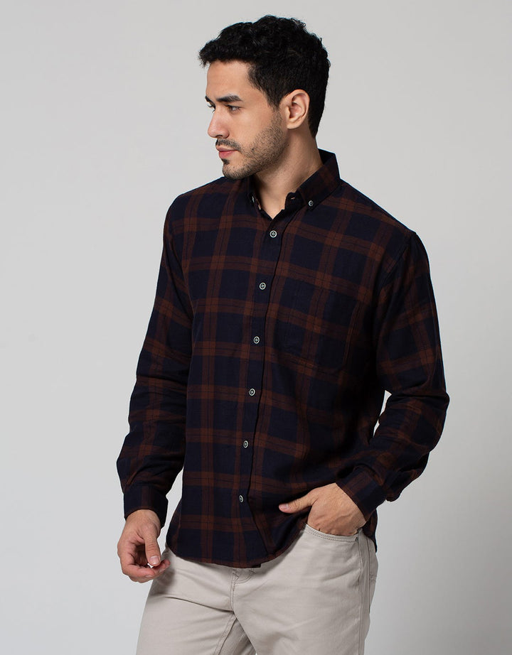 LARUSSO BROWN SHIRT