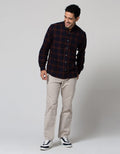 LARUSSO BROWN SHIRT
