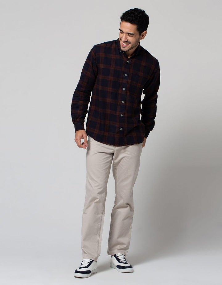 LARUSSO BROWN SHIRT