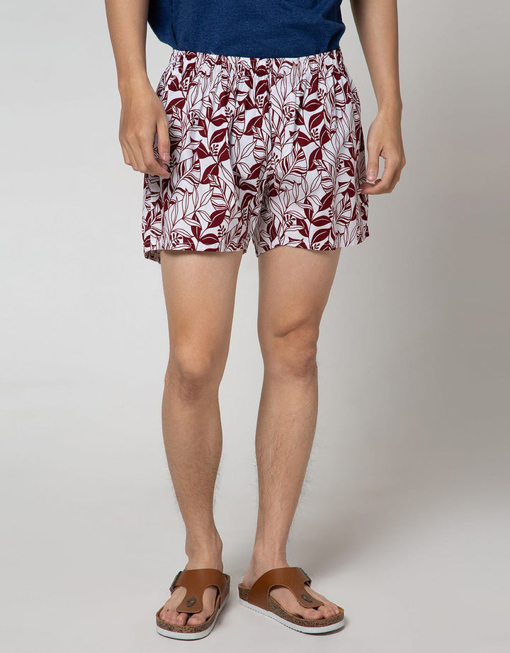 Cole Boxer Woven Abstrak Leaf