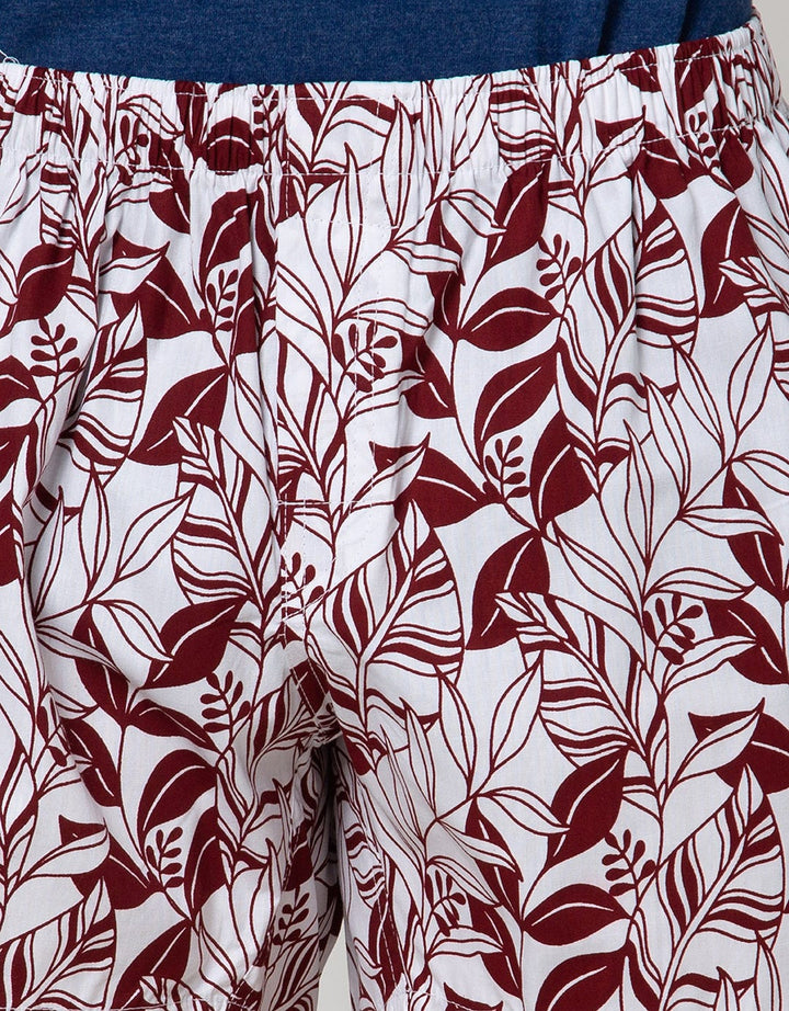 Cole Boxer Woven Abstrak Leaf