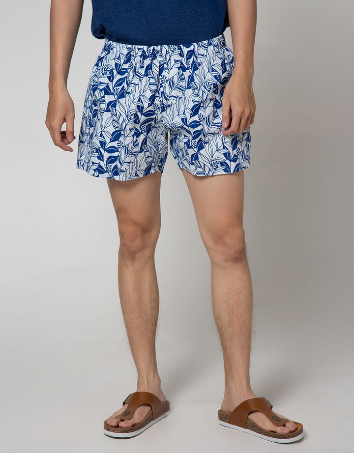 Cole Boxer Woven Abstrak Leaf