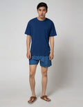 Cole Boxer Woven Abstrak Stripe And Leaf