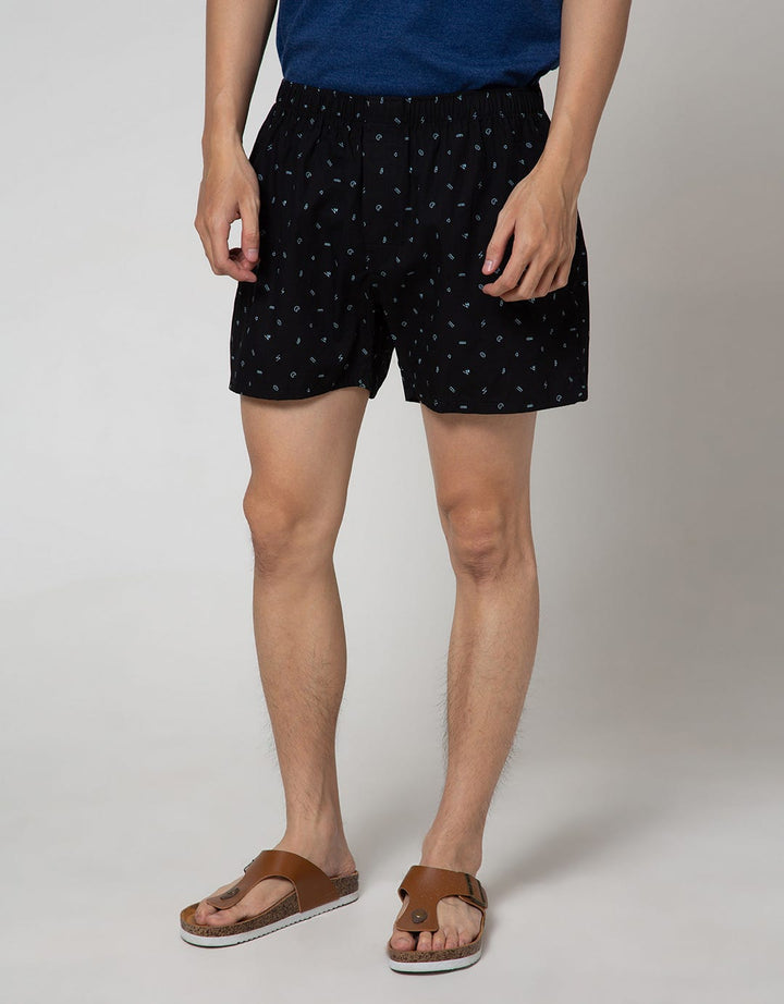 Cole Boxer Woven Abstract Line