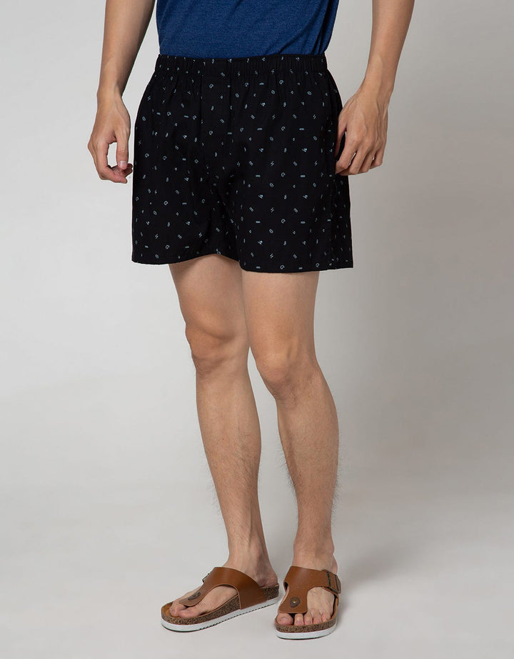 Cole Boxer Woven Abstract Line