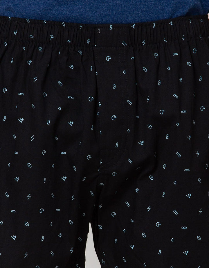 Cole Boxer Woven Abstract Line