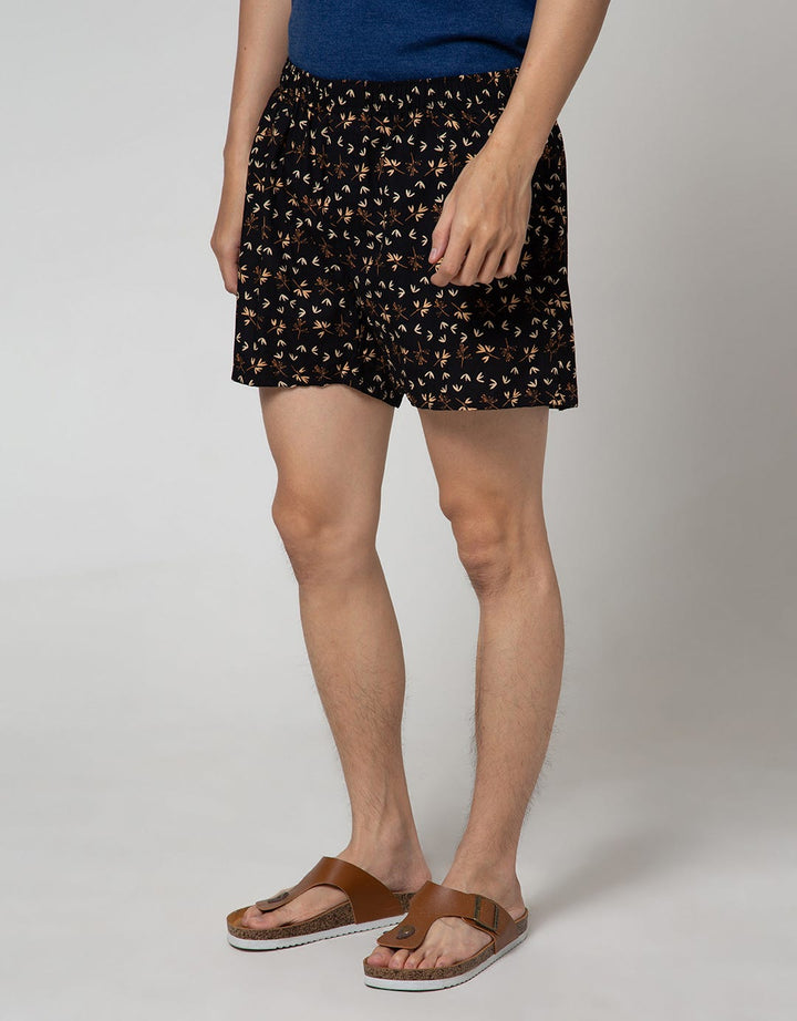 Cole Boxer Woven Abstrak Autumn Leaf