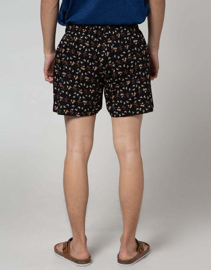Cole Boxer Woven Abstrak Autumn Leaf