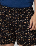 Cole Boxer Woven Abstrak Autumn Leaf