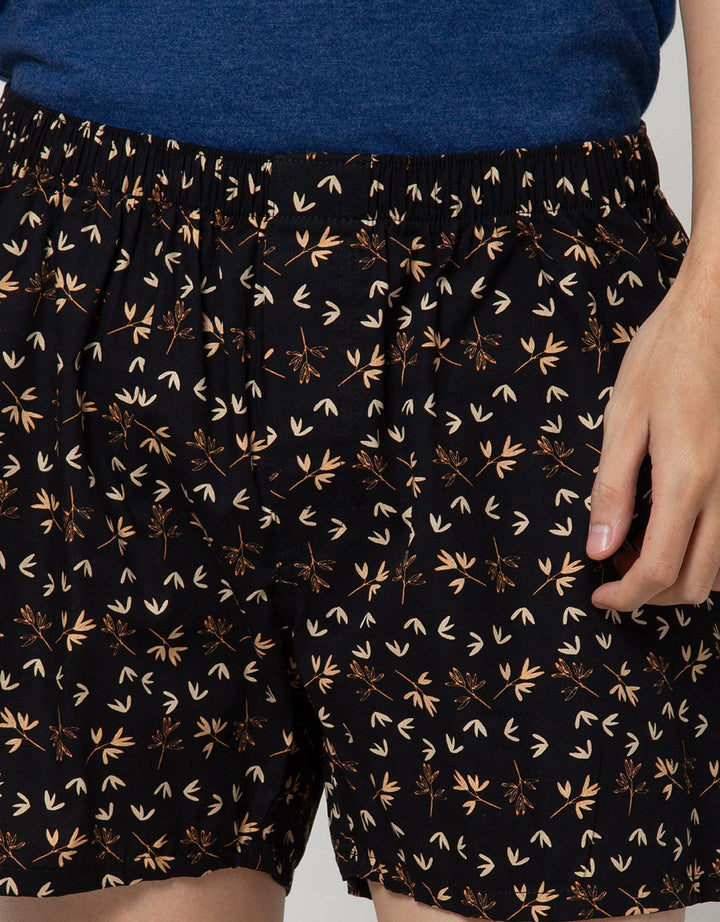 Cole Boxer Woven Abstrak Autumn Leaf