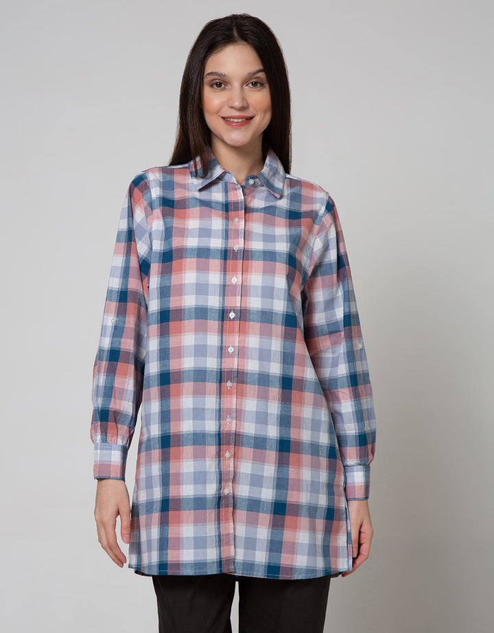 Nevada Long Sleeve Shirt Top Check