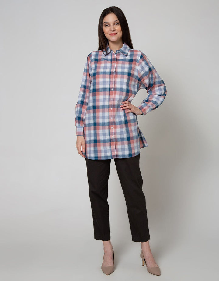 Nevada Long Sleeve Shirt Top Check