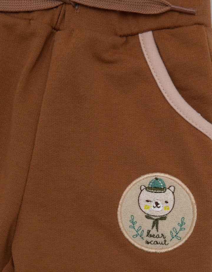 Pipiniko Jogger Pants Newborn Brown