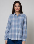 Nevada Long Sleeve Shirt Top Reguler Check