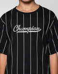 Nevada Full Print Pinstripes Embro Champion Kaos Anak Laki-laki