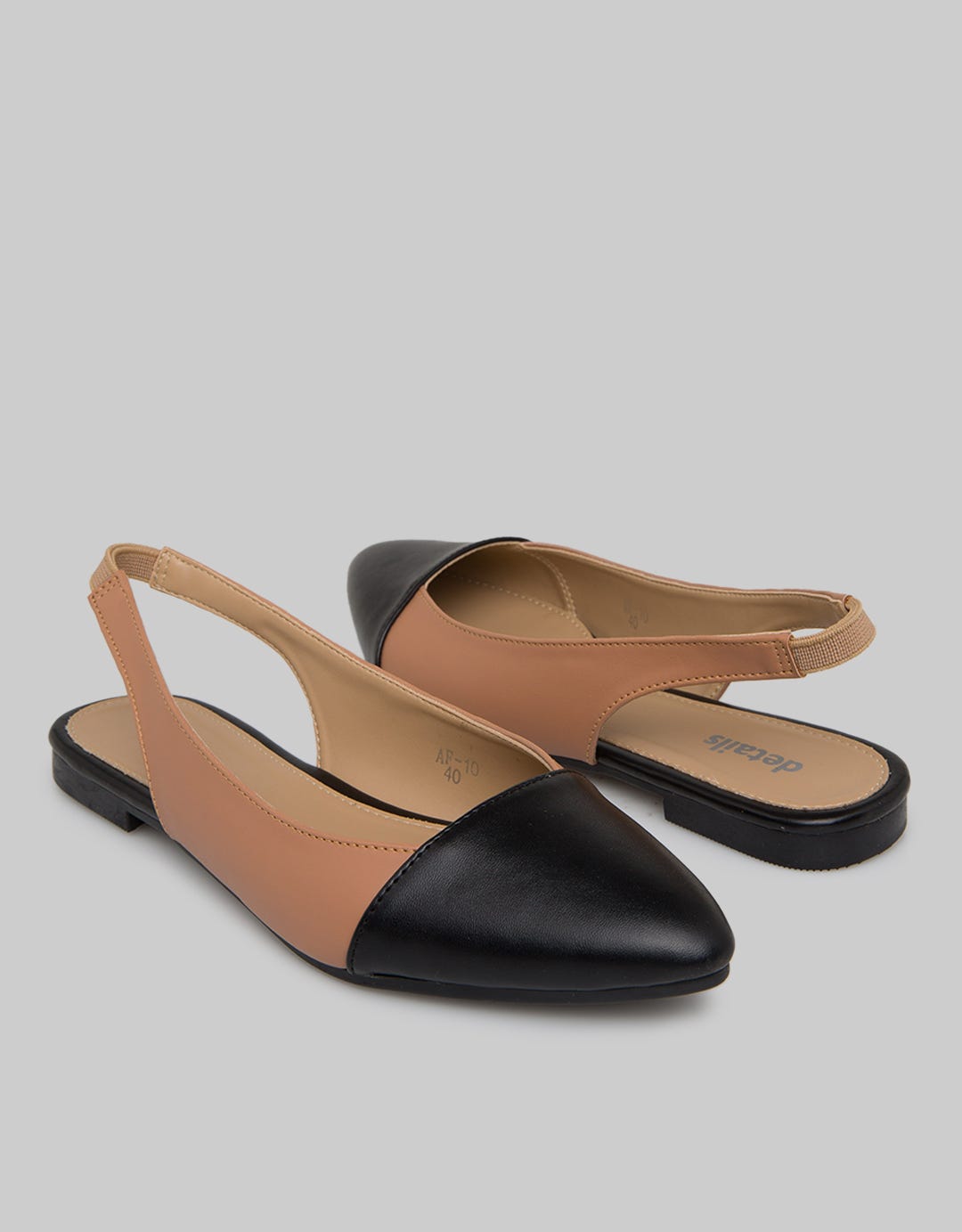Details Slingback Shoes Woman Af10