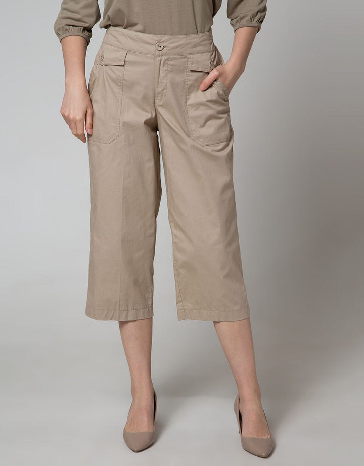 Nevada Long Pants Kulot With Button