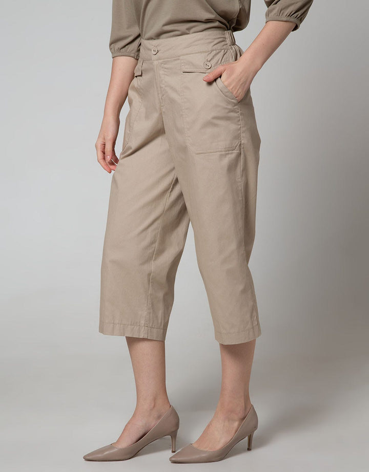 Nevada Long Pants Kulot With Button