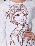 Disney Long Sleeve T-Shirt Tie Die Frozen