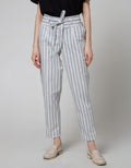 Nevada Long Pants Chino Stripe With Belt