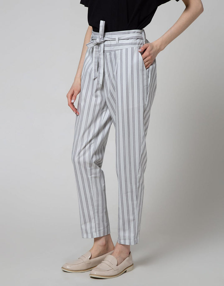 Nevada Long Pants Chino Stripe With Belt