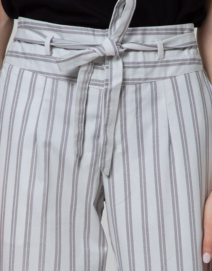 Nevada Long Pants Chino Stripe With Belt