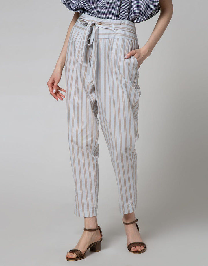 Nevada Long Pants Chino Stripe With Belt