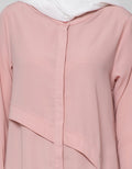 Annisa Long Sleeve Blouse Irregular Hem Long Top