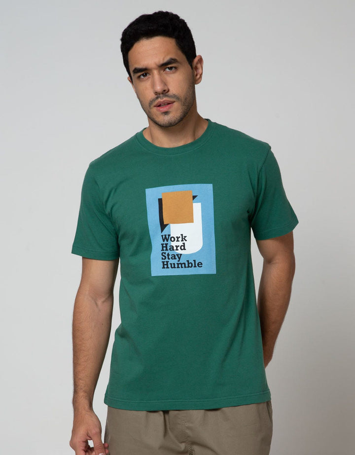 Nevada Short Sleeve T-Shirt Print Work Hard