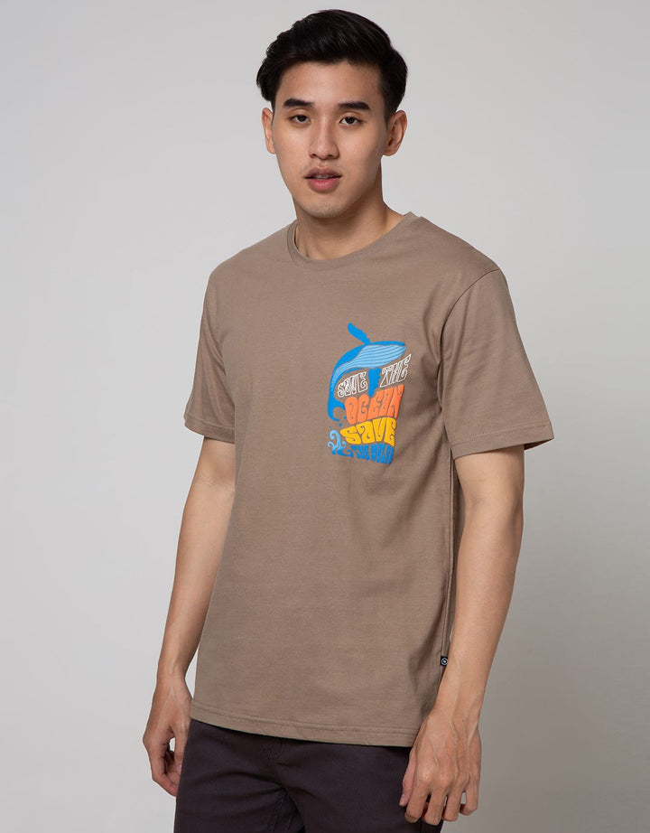 Nevada Short Sleeve Fish Print T-Shirt