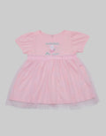 Pipiniko Short Sleeve Midi Dress Knit Combi Tile Amour