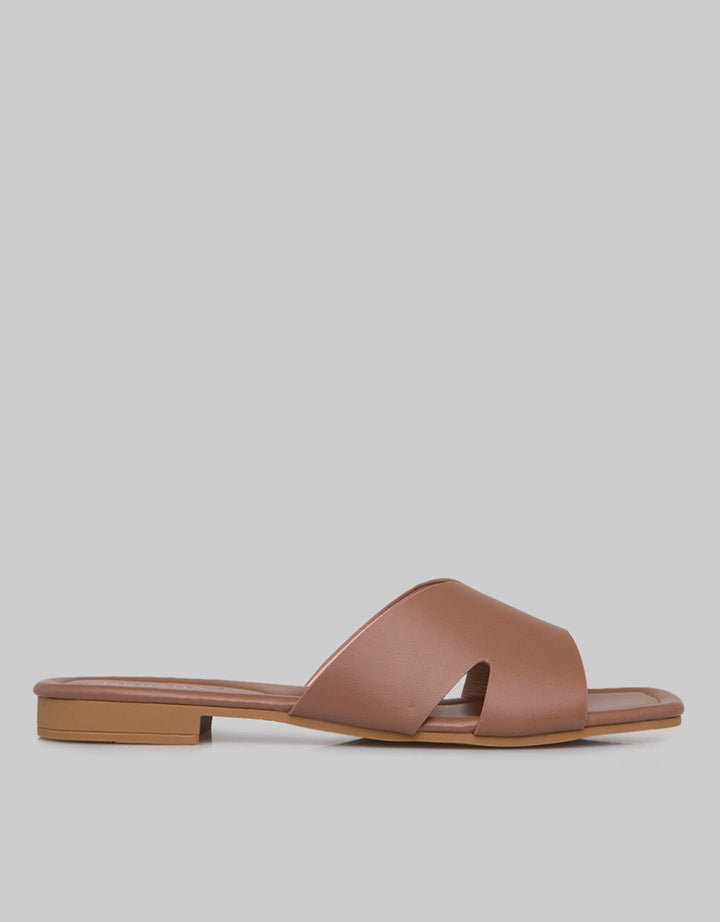 Nevada Slip On Wave Strap Sandal Wanita